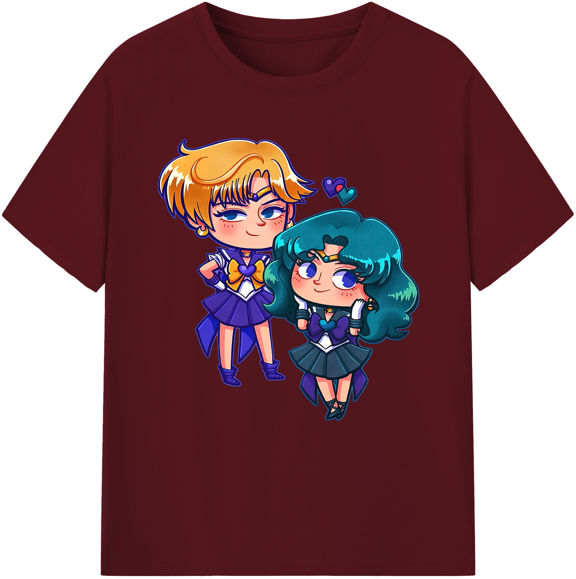 （画像用） 美少女戦士セーラームーン 天王はるか Sailor Moon Tenoh Haruka 綿100％半袖Tシャツ（フロントプリント）